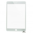 Vetro Touch con biadesivo preinstallato e Flex Cable per iPad Mini 3 Bianco - COMPLETO DI CHIP - Originale