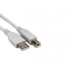 Cavo ADJ USB 2.0 A/B 3,0MT - Office Series - Colore Bianco