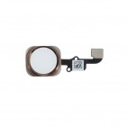 Home Button con Membrana PCB e Flex Cable per iPhone 6 - 6+ Plus Oro Gold - ORIGINALE