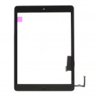 Vetro Touch completo di Flex Cable, Tasto Home, Flex Tasto Home per iPad 5 Air Nero - RICAMBIO COMPLETO ORIGINALE