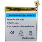 Batteria 3.7V per iPod Nano 3th - model no. 616-0337